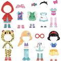 Vilac Magnetické obliekacie puzzle Dizajnérka Mia, 151 hračky pre deti
