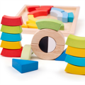 Hračka Bigjigs Toys Drevené skladacie oblúky a trojuholníky, 1