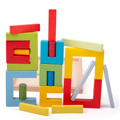 Hračka Bigjigs Toys Drevené skladacie tvary, 1