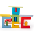 Hračka Bigjigs Toys Drevené skladacie tvary, 2