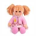 Bigjigs Toys Látková bábika Ella 34 cm, 1 hračky pre deti