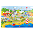 Bigjigs Toys Podlahové puzzle Mesto 48 ks