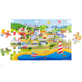 Bigjigs Toys Podlahové puzzle Mesto 48 ks, 1 hračky pre deti