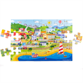 Hračka Bigjigs Toys Podlahové puzzle Mesto 48 ks, 1