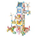 Bino Drevená stavebnica Veľký zámok 268 ks, 5 hračky pre deti