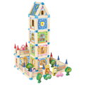 Bino Drevená stavebnica Veľký zámok 268 ks, 8 hračky pre deti