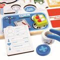 Bino Vkladacie puzzle Organizér lekára, 1 hračky pre deti