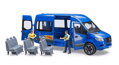 Bruder 2670 Mercedes-Benz Sprinter mikrobus s vodičom a cestujúcim, 2 hračky pre deti