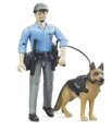 Bruder 62150 BWORLD Policajt so psom, 2 hračky pre deti