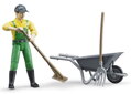 Hračka Bruder 62610 Farmár s príslušenstvom, 3