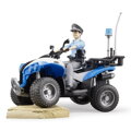 Hračka Bruder 63010 Policajná štvorkolka s figúrkou a vybavením, 2