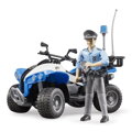 Hračka Bruder 63010 Policajná štvorkolka s figúrkou a vybavením, 3