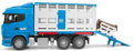 Bruder 3549 Nákladné auto Scania R pre prepravu dobytka, 2 hračky pre deti