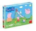 Dino Detské hry Peppa Pig poď sa hrať a Šmykľavky, 2 hračky pre deti