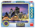 Dino Neónové puzzle Opera v Sydney 1000 dielov, 4 hračky pre deti