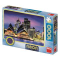 Dino Neónové puzzle Opera v Sydney 1000 dielov