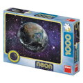 Dino Neónové puzzle Planéta Zem 1000 dielov
