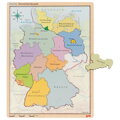 Hračka Goki Puzzle mapa Nemecka, 1
