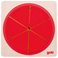 Goki Vrstvové puzzle Kruh, 1 hračky pre deti