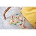 Petitcollage Vkladacie puzzle s číslami a tvarmi viacjazyčné, 5, hračky pre deti