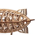 Hračka RoboTime Drevené 3D mechanické puzzle Fantastická vzducholoď 229 ks, 3
