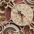 Hračka RoboTime Drevené 3D mechanické puzzle Hodiny s kalendárom 168 ks, 3