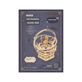 Hračka RoboTime Drevené 3D mechanické puzzle Hracia skrinka Historický orloj 101 ks, 4