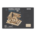 Hračka RoboTime Drevené 3D mechanické puzzle Guľôčková dráha Prepadlisko 233 ks, 7