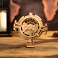 Hračka RoboTime Drevené 3D mechanické puzzle Stolný kalendár 26 ks, 1