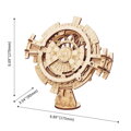 Hračka RoboTime Drevené 3D mechanické puzzle Stolný kalendár 26 ks, 4