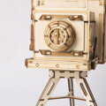 RoboTime Drevené 3D puzzle Historický fotoaparát 140 ks, 2, hračky pre deti