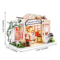 Hračka RoboTime Drevené 3D puzzle Miniatúra Zmrzlináreň DG148, 5