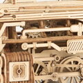 RoboTime Drevené 3D puzzle Parná lokomotíva 308 ks, 2, hračky pre deti