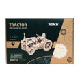 Hračka RoboTime Drevené 3D mechanické puzzle Traktor 135 ks, 4