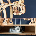RoboTime Drevené 3D mechanické puzzle Hracia skrinka Ruské koleso, 2 hračky pre deti