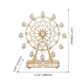 Hračka RoboTime Drevené 3D mechanické puzzle Hracia skrinka Ruské koleso 232 ks, 4
