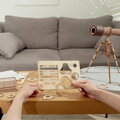 Hračka RoboTime Drevené 3D mechanické puzzle Pirátsky ďalekohľad 314 ks, 3