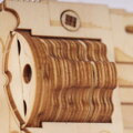Hračka RoboTime Drevené 3D mechanické puzzle Revolver Corsac 102 ks, 5