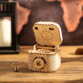 Hračka RoboTime Drevené 3D mechanické puzzle Šperkovnica 123 ks, 1