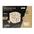 Hračka RoboTime Drevené 3D mechanické puzzle Šperkovnica 123 ks, 5
