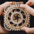 Hračka RoboTime Drevené 3D mechanické puzzle Šperkovnica 123 ks, 3