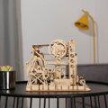 Hračka RoboTime Drevené 3D mechanické puzzle Guľôčkové dráhy Veža 227 ks, 1