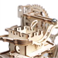RoboTime Drevené 3D mechanické puzzle Guľôčkové dráhy Veža, 3 hračky pre deti