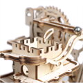 Hračka RoboTime Drevené 3D mechanické puzzle Guľôčkové dráhy Veža 227 ks, 3