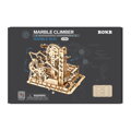 Hračka RoboTime Drevené 3D mechanické puzzle Guľôčkové dráhy Veža 227 ks, 6