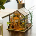 RoboTime Drevené 3D puzzle Miniatúra domčeka Skleník, 1 hračky pre deti