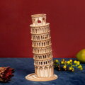 RoboTime Drevené 3D puzzle Šikmá veža v Pise, 1 hračky pre deti