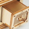 Hračka RoboTime Drevené 3D puzzle Starožitný gramofón 122 ks, 2