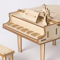 Hračka RoboTime Drevené 3D puzzle Veľké piano 74 ks, 2