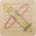 Hračka Drevená doska Geoboard, 2
